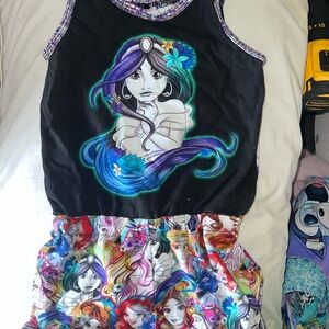 4T Disney Colourful Print Romper